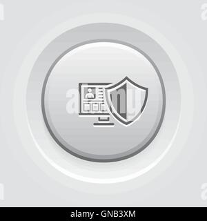Personal Data Protection Icon Stock Vector