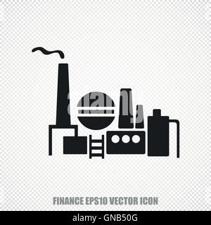 Business vector Oil And Gas Indusry icon. Modern flat design. Stock Vector