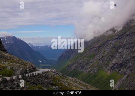 Trollstigen Pass Stock Photo
