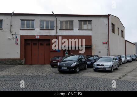 Pankrac prison at Pankrác, Hrdinů Square in Prague, Czech Republic