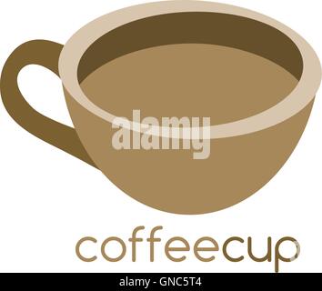 coffee cup logo template Stock Vector