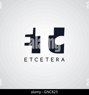 letter theme logotype Stock Vector