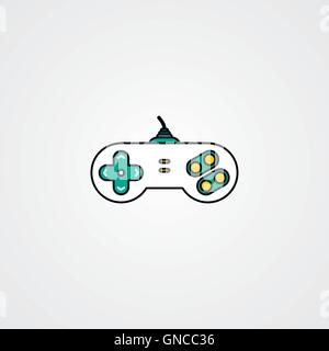 joystick video game console Stock Vector
