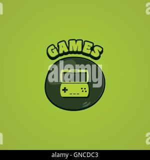 game console joystick Stock Vector