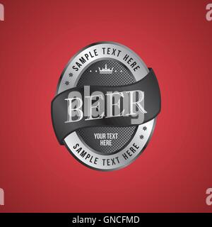 beer label theme Stock Vector