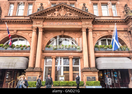 The Waldorf Astoria Edinburgh. The Caledonian Hotel on Princes Street. Stock Photo