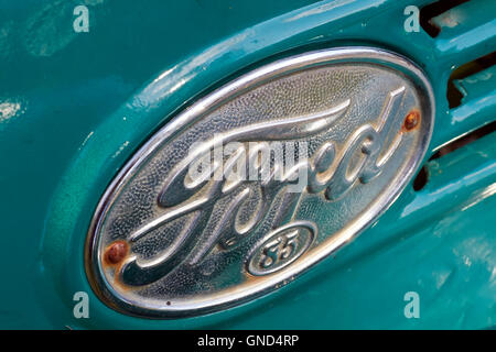 1938 Ford 85 V8 truck detail Stock Photo