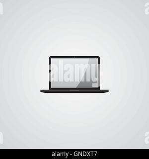 notebook laptop multimedia Stock Vector