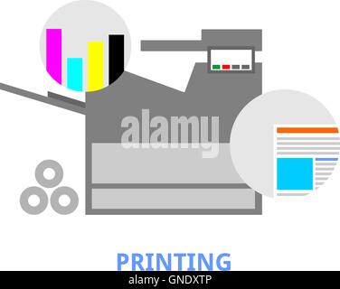 vector - printing Stock Vector