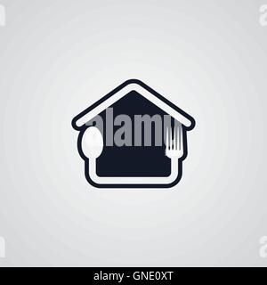 homemade recipe logotype Stock Vector