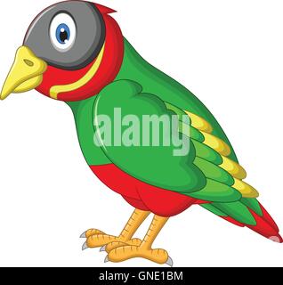 cute sparrow cartoon Stock Vector