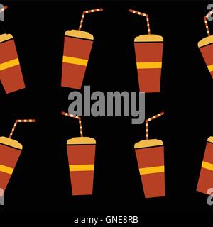 fresh juice drink theme Stock Vector