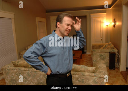 Atlanta, GA, USA. 17th Aug, 2007. John Mark Karr in his antique-furnished but spartan apartment atop his father's Atlanta home. © Robin Rayne Nelson/ZUMA Wire/Alamy Live News Stock Photo