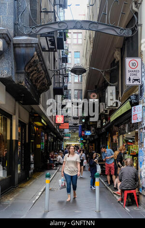 Centre Place, Melbourne, Victoria, Australia Stock Photo