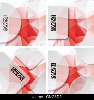 Colorful abstract design template Stock Vector