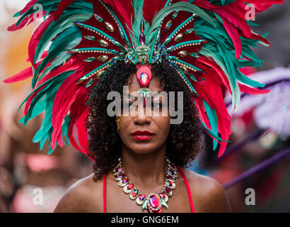 Beautiful Carnival Feathered Headpiece black, green, & red with back strap . Amazon.com: HOMELEX Women main image 4
