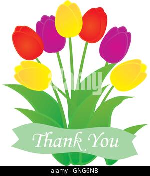 Thank You Card Stock Vector