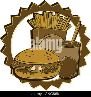 food and drink theme Stock Vector