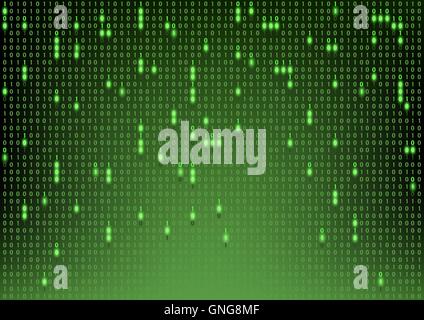 Binary Code Background Stock Vector