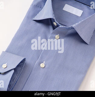 men shirt clothing isolated on white. Stock Photo