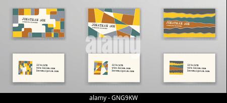 Brochure with Hand Drawn Doodle Border. Stock Vector