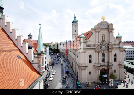 Honorary Citizens Hall at the Old Town Hall in Munich, 2014 Stock Photo