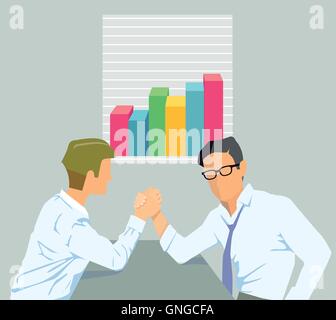 Successful teamwork Stock Vector