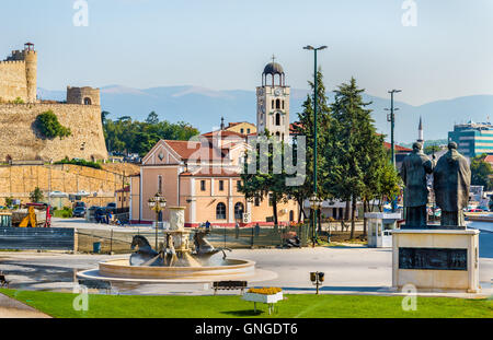 View of the Church St. Demetrius in Skopje - Macedonia Stock Photo