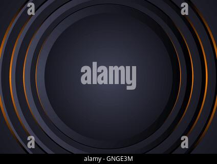 Background with Circular Layers Stock Vector