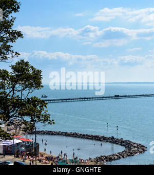 The new Lagoon at Three Shells Beach Southend on Sea. Stock Photo