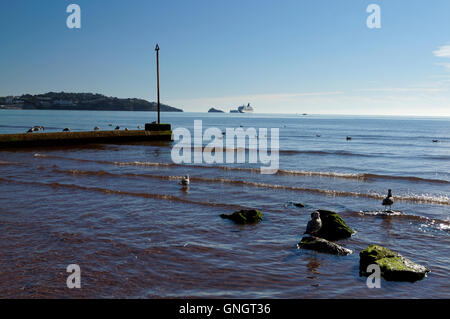 Preston Sands, Paignton, Tor Bay, Devon, England. Stock Photo