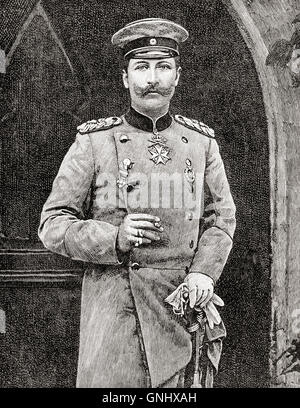 Wilhelm II or William II, 1859 – 1941.  German Emperor (Kaiser) and King of Prussia. Stock Photo