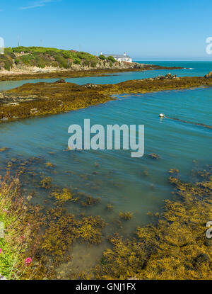 View from Bull Bay on the Isle of Anglesey Stock Photo