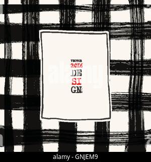 Grunge grid background. Stock Vector