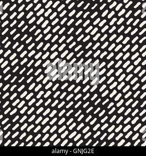 Vector Seamless Hand Drawn Diagonal Lines Pattern Stock Vector
