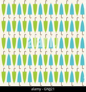 umbrella pattern background design Stock Vector