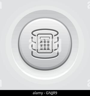Secure Database Icon. Stock Vector