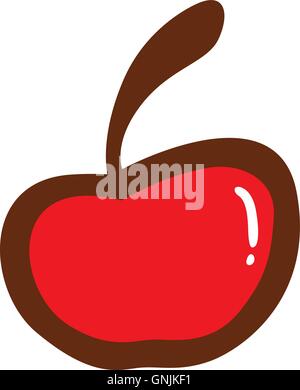 Cherry Fruit Clipart Vector Stock Vector