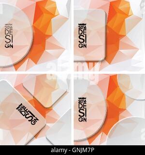 Colorful abstract design template Stock Vector