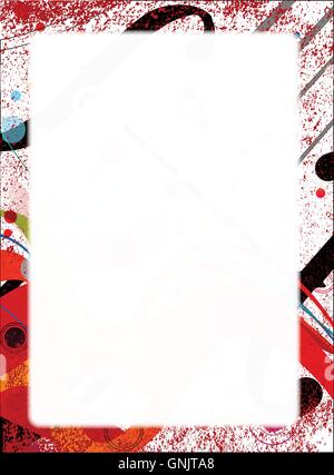abstract grunge music background with violin on a grey Stock Vector ...
