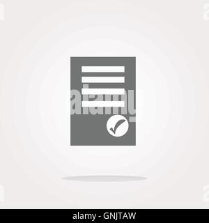 Edit document sign icon. Edit content button. Modern UI website button . Vector illustration Stock Vector