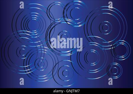 Blue Circle Background Stock Vector