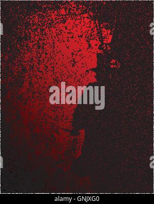 Jack The Ripper In Red Light Stock Vector