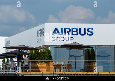 BERLIN, GERMANY - JUNE 03, 2016: Office Airbus Group. Exhibition ILA Berlin Air Show 2016