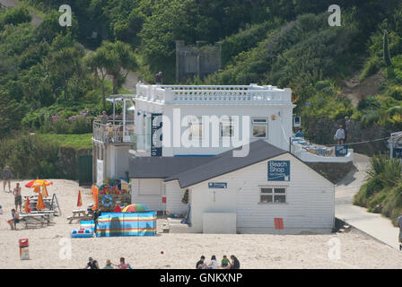 Porthminster beach in summer, St. Ives, Cornwall, England, United Kingdom, Europe Stock Photo