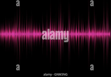 music sound waves Stock Vector