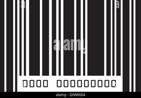 barcode with serial number Stock Vector