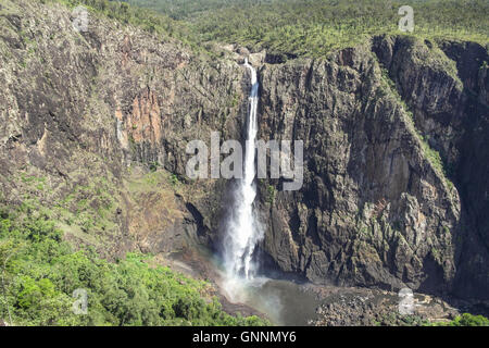 Famous Wallaman Falls in Girringun National Park ,Queensland - Australia Stock Photo