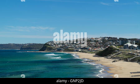 Bar Beach in Newcastle in New South Wales - Australia Stock Photo