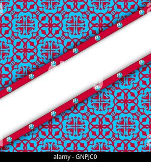 Background with gemstones Stock Vector